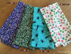 画像3: 竹久夢二/椿柄のシャンタンチーフ