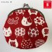画像5: がま口財布　にゃんこもん・猫だらけ・満福屋・パンダ・柴犬 ・富士山　3.3寸 がま口
