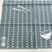 画像2: 越後手ぬぐい本舗　米粒ならべ　グレー（注染） (2)