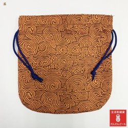 画像4: 縄文唐草　小さめ巾着　2カラー