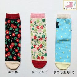 画像2: さらっと靴下　くつ下　10柄　23〜25cm 女性向け 可愛い