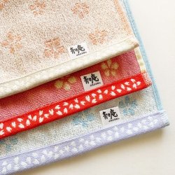 画像2: 刺繍タオルハンカチ／あきたいぬ・秋田犬