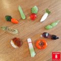 手づくり硝子お箸置き・野菜　（ガラス製品）
