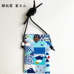 画像12: 【公式】【柴ちゃん　猫柄　パンダ　富士山】【スマホポシェット】