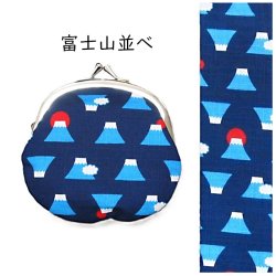 画像14: がま口財布 にゃんこもん・猫だらけ・満福屋・パンダ・柴犬 ・富士山 3.3寸 がま口