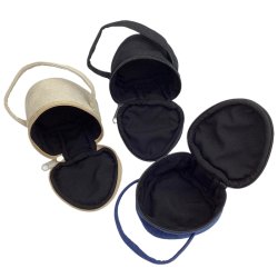 画像4: ポーチ 化粧 小さめ 小物入れ 約12×12×7cm 綿100％ メンズ レディース 旅行 持ち運び マチあり 和柄 おにぎり型 ポーチ