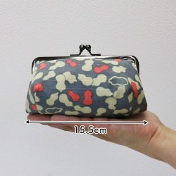 画像2: コスメがま口ポーチ