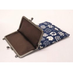 画像4: 御朱印帳 がま口 ケース 「にゃんこもん」2カラー