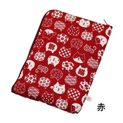画像6: L字 御朱印帳 ケース カバー ポーチ 「にゃんこもん」2カラー