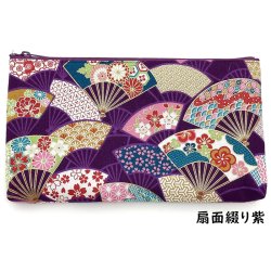 画像7: ポーチ 小物入れ 大きめ おしゃれ コスメ 和柄 化粧ポーチ 花 財布 代わり 桜 マチ かわいい 化粧品 女性 平ポーチ ギフト プレゼント 和 和雑貨 トラベル 旅行 整理 収納 軽量 メイクポーチ コスメ 薄い 使いやすい マスク 入れ マチあり