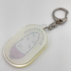 画像9: 【公式】 日本製 アクリル キーホルダー キーチェーン 11.4×6cm 柴犬 チャーム 柴ちゃん JAPAN プレゼント 酒 飲み過ぎ コシヒカリ 新潟 米
