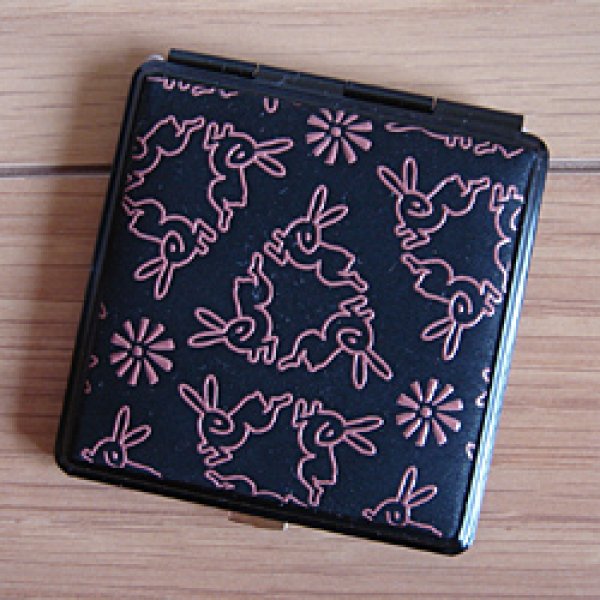 画像12: うさぎ印伝　ミラー (12)