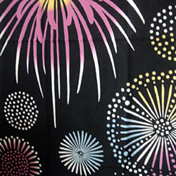 画像3: 日本手ぬぐい本舗 パンダ花火(注染) (3)