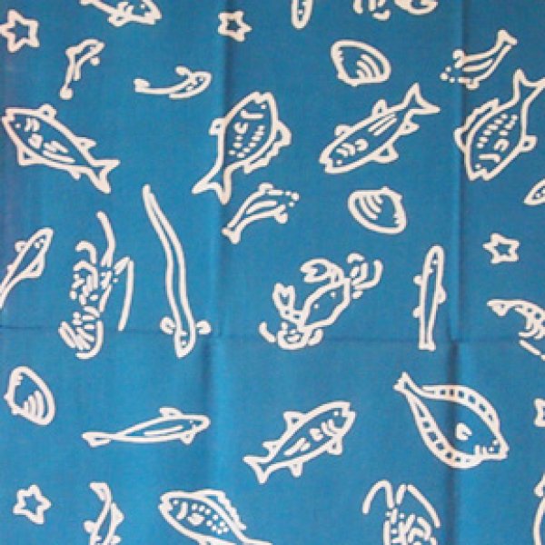 画像2: 大江戸手ぬぐい・海の生きもの(注染) (2)