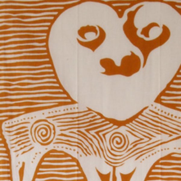 画像2: 縄文手ぬぐい本舗 ハート (2)