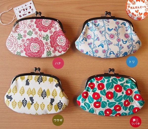 画像5: がま口財布 テクテコ 和柄 夢二 親子がま口 全10柄 (5)