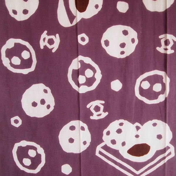 画像2: 京都手ぬぐい本舗 豆大福(注染) (2)