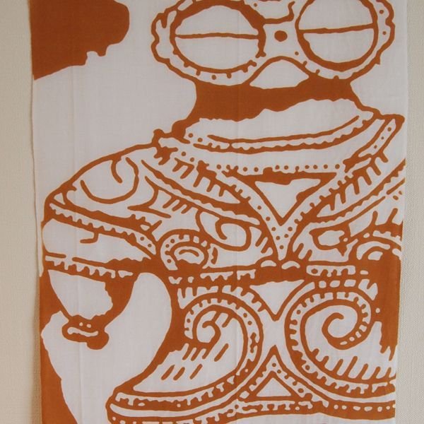 画像2: 縄文手ぬぐい本舗 遮光器土偶 (2)