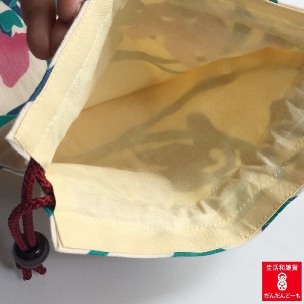 画像3: 【ネット限定】水彩風手ぬぐい 御朱印帳入れ 巾着 (3)