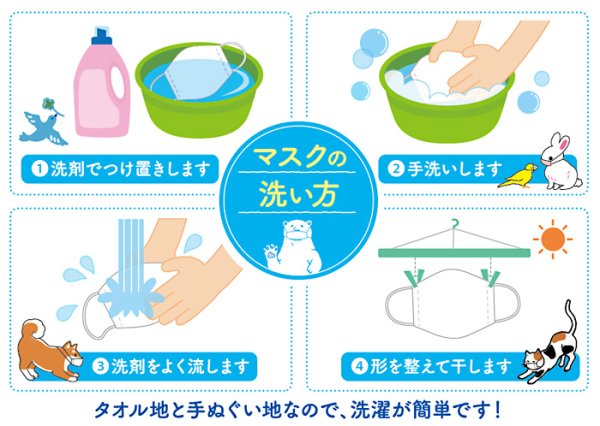 画像8: さらしと薄手の二重ガーゼ　立体マスク　2カラー (8)