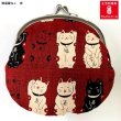 画像8: がま口財布　にゃんこもん・猫だらけ・満福屋・パンダ・柴犬 ・富士山　3.3寸 がま口 (8)