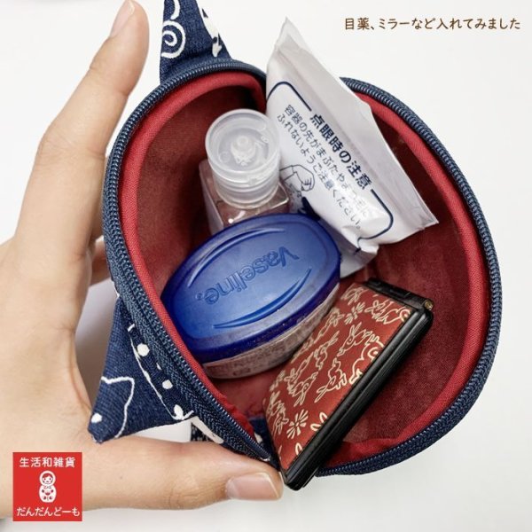 画像7: にゃんこもん ねこだらけ 【猫耳付きポーチ】 (7)