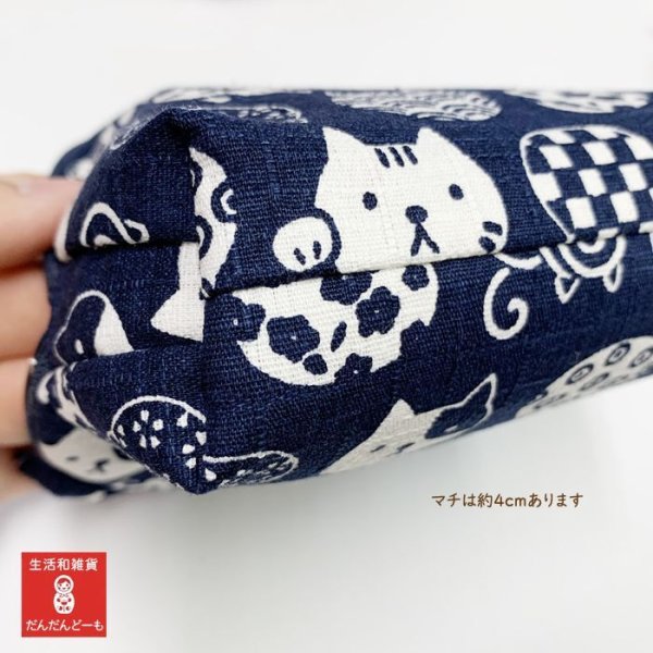 画像3: にゃんこもん ねこだらけ 【猫耳付きポーチ】 (3)