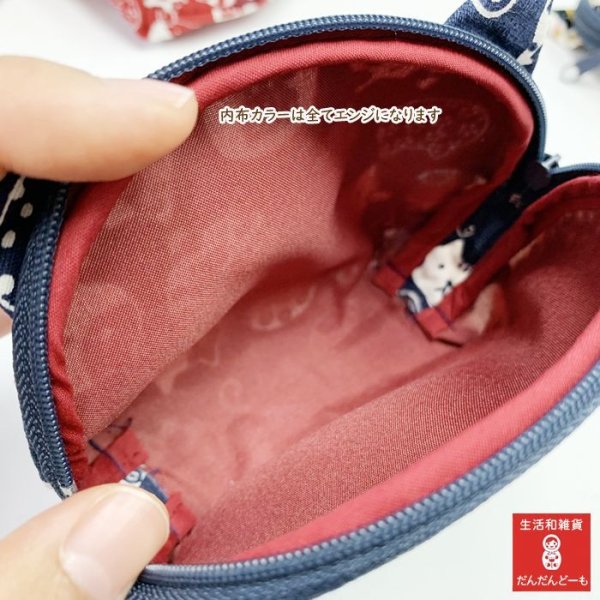 画像4: にゃんこもん ねこだらけ 【猫耳付きポーチ】 (4)