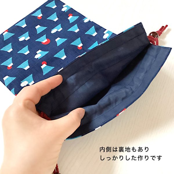 画像13: 柴ちゃん　にゃんこ　パンダ　猫　富士山　ご朱印帳入れ　巾着　19種類 (13)