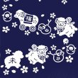 画像4: 手ぬぐい 未 かわいい タオル 【公式】 手拭い てぬぐい 羊 ひつじ ヒツジ 注染 十二支 干支 壁掛け 紺 赤 日本製 ギフト 伝統工芸 綿 京佑 手ぬぐい本舗 紺色 縁起 【メール便対応】 プレゼント 挨拶 自分の干支 サクラ 桜 秋 (4)