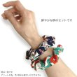 画像2: 日本製 シュシュ 華こまち 2個セット アソートセット 12cm ヘアゴム かわいい 花柄 和柄 (2)
