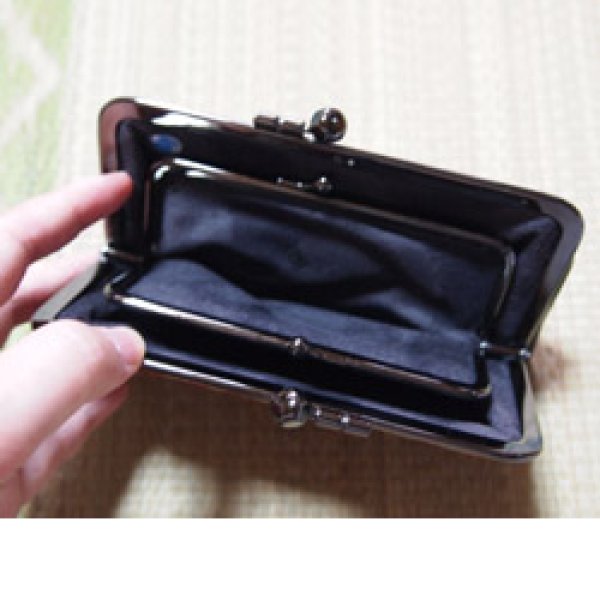 画像4: うさぎ印伝 親子がま口(財布)がま口財布 (4)